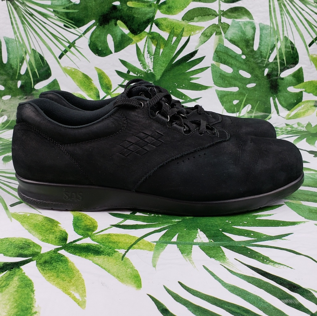 443iag Sas Free Time Charcoal Suede Walking Shoe